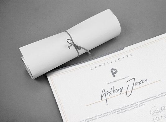 Certificate of authenticity